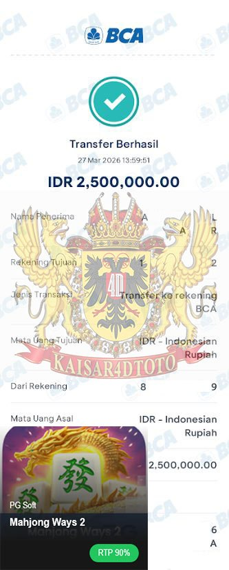 BUKTI JACKPOT KAISAR4DTOTO