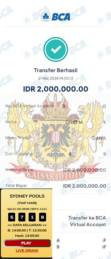 BUKTI JACKPOT KAISAR4DTOTO