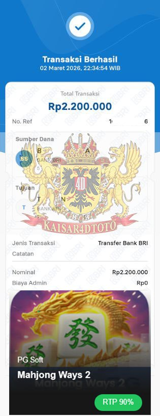 BUKTI JACKPOT KAISAR4DTOTO