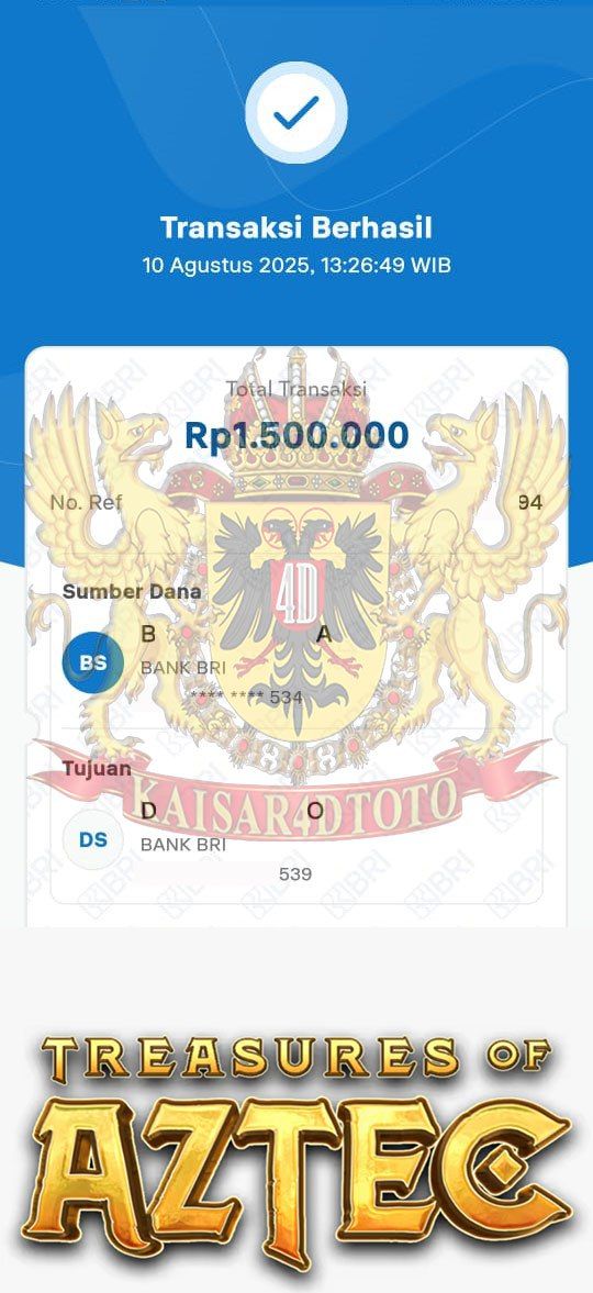 BUKTI JACKPOT KAISAR4DTOTO
