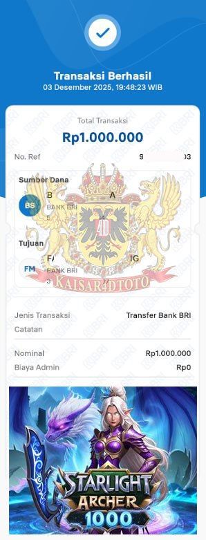 BUKTI JACKPOT KAISAR4DTOTO