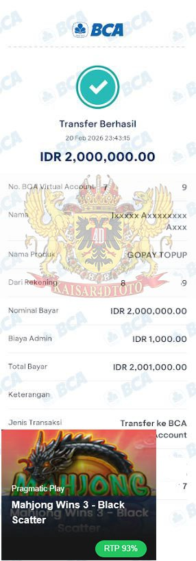 BUKTI JACKPOT KAISAR4DTOTO