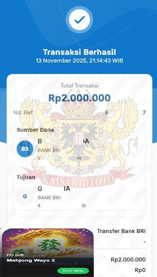 BUKTI JACKPOT KAISAR4DTOTO