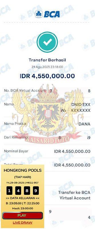 BUKTI JACKPOT KAISAR4DTOTO