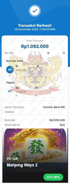 BUKTI JACKPOT KAISAR4DTOTO