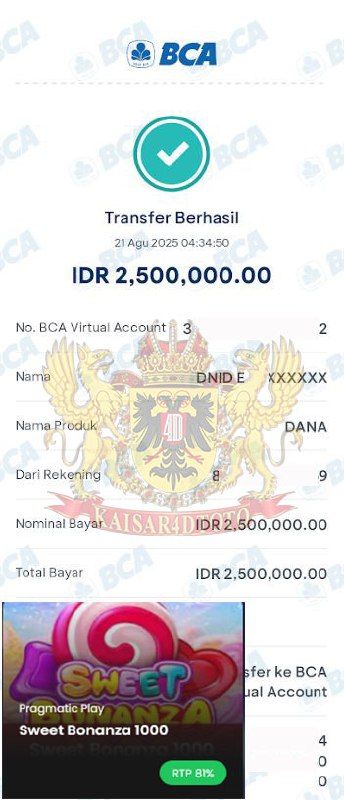 BUKTI JACKPOT KAISAR4DTOTO