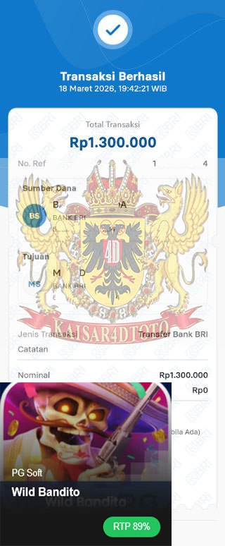 BUKTI JACKPOT KAISAR4DTOTO