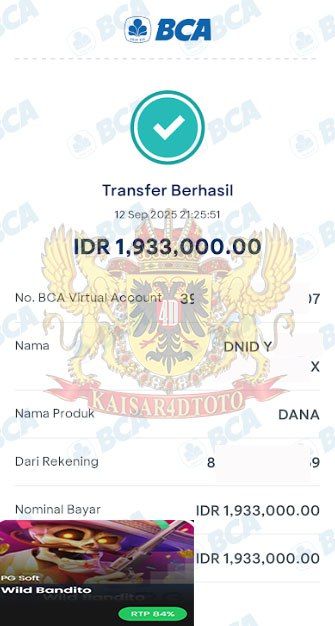 BUKTI JACKPOT KAISAR4DTOTO