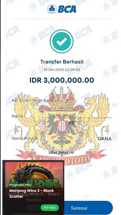 BUKTI JACKPOT KAISAR4DTOTO