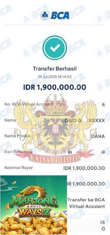 BUKTI JACKPOT KAISAR4DTOTO