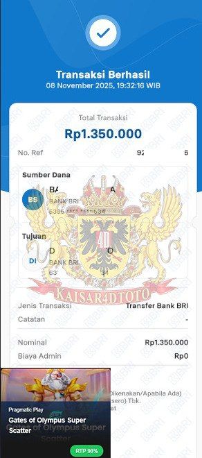 BUKTI JACKPOT KAISAR4DTOTO