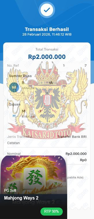BUKTI JACKPOT KAISAR4DTOTO