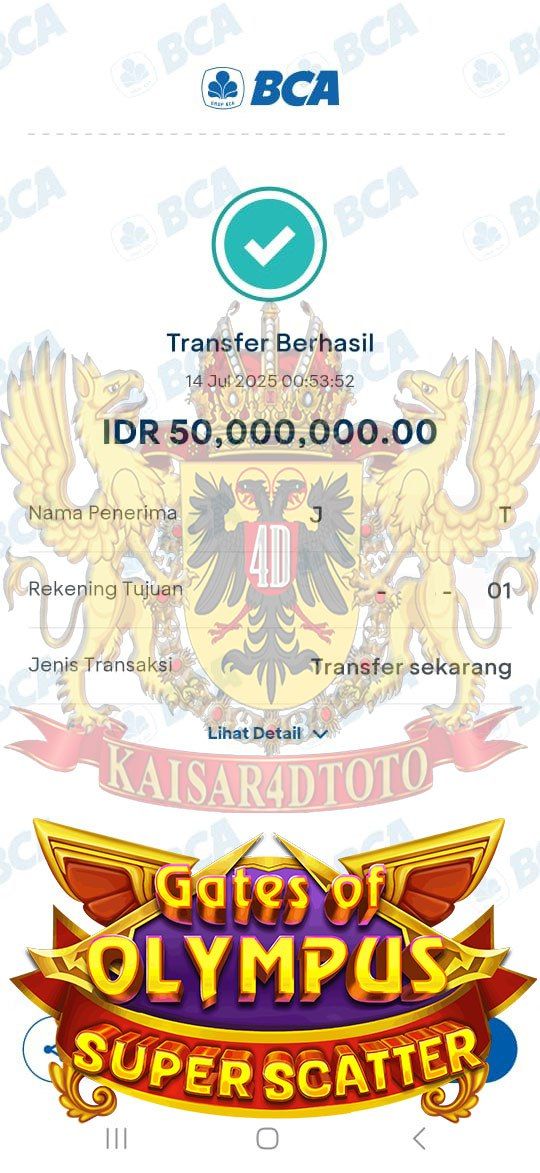 BUKTI JACKPOT KAISAR4DTOTO