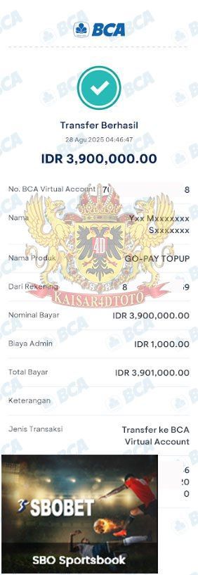 BUKTI JACKPOT KAISAR4DTOTO