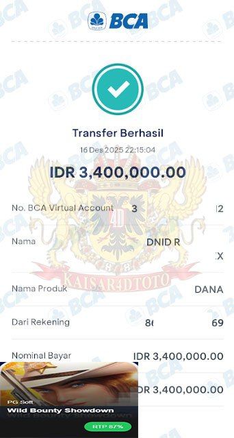 BUKTI JACKPOT KAISAR4DTOTO