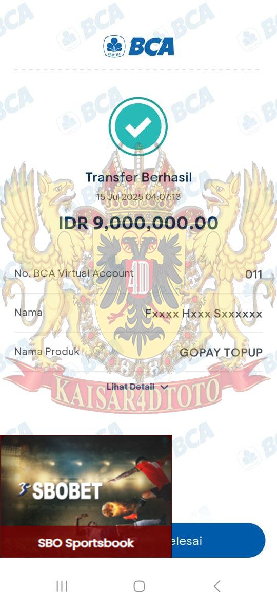 BUKTI JACKPOT KAISAR4DTOTO