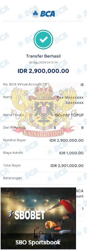 BUKTI JACKPOT KAISAR4DTOTO