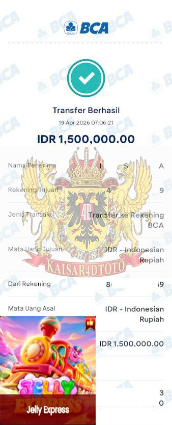 BUKTI JACKPOT KAISAR4DTOTO