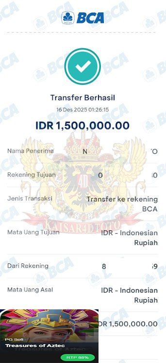 BUKTI JACKPOT KAISAR4DTOTO