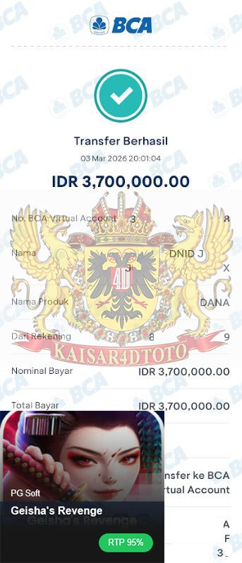 BUKTI JACKPOT KAISAR4DTOTO