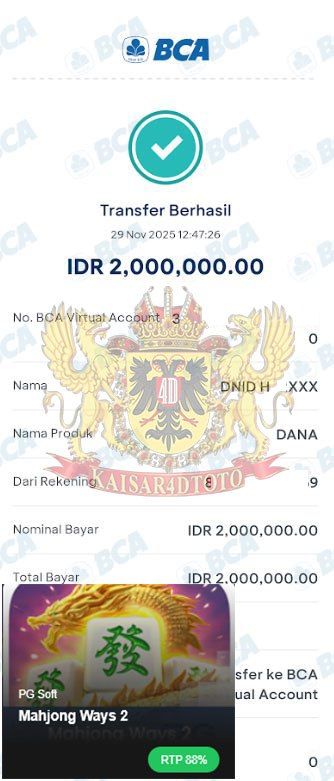 BUKTI JACKPOT KAISAR4DTOTO