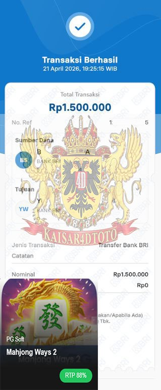 BUKTI JACKPOT KAISAR4DTOTO