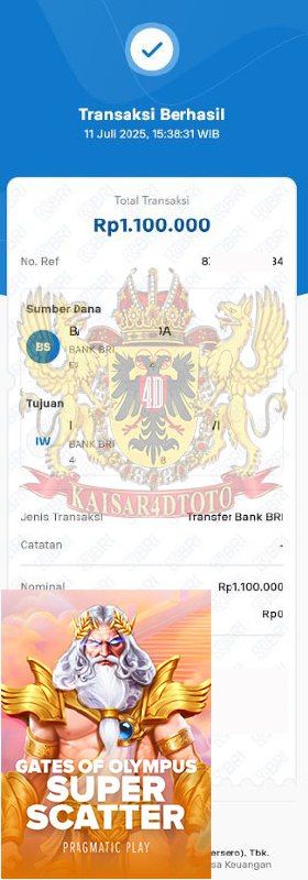 BUKTI JACKPOT KAISAR4DTOTO