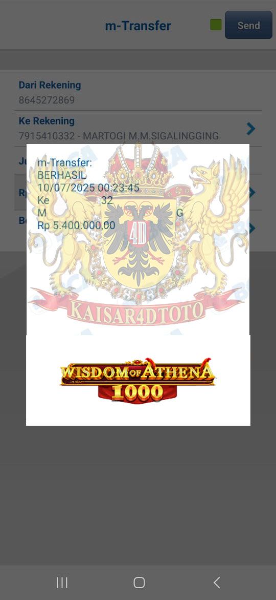 BUKTI JACKPOT KAISAR4DTOTO