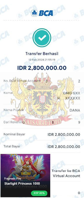 BUKTI JACKPOT KAISAR4DTOTO