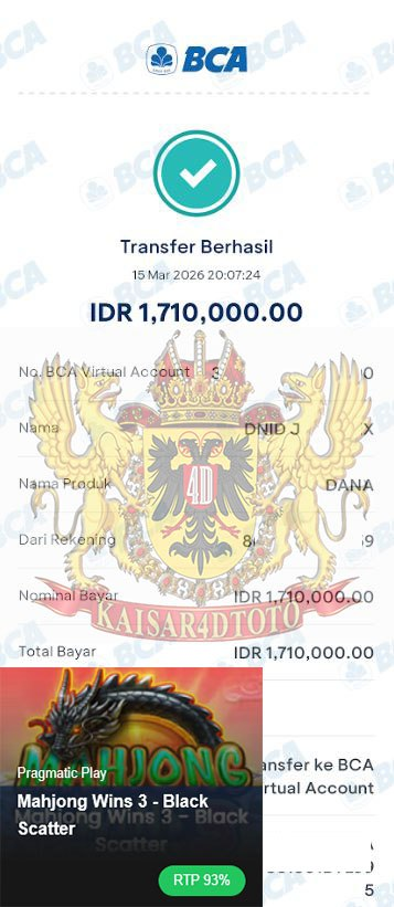 BUKTI JACKPOT KAISAR4DTOTO