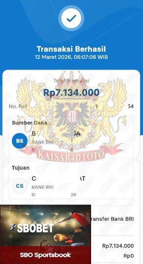 BUKTI JACKPOT KAISAR4DTOTO