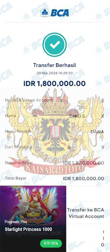 BUKTI JACKPOT KAISAR4DTOTO