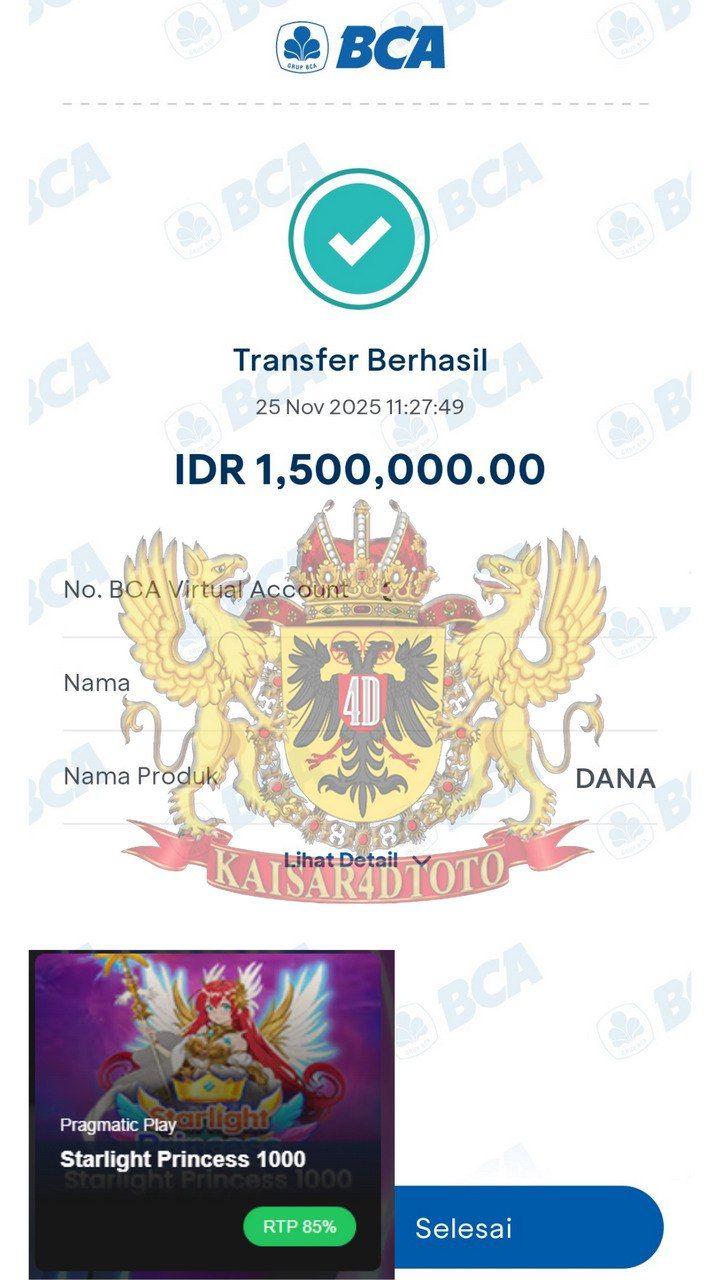 BUKTI JACKPOT KAISAR4DTOTO