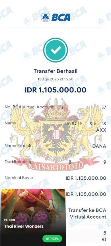 BUKTI JACKPOT KAISAR4DTOTO