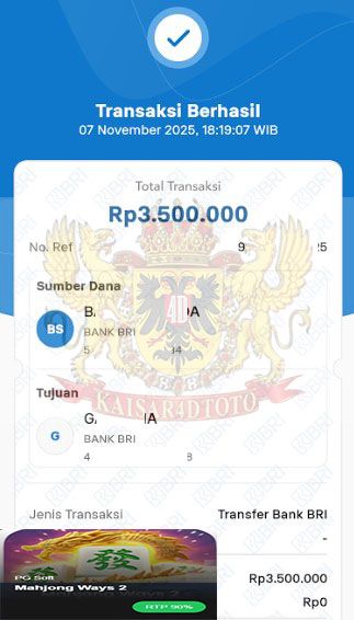 BUKTI JACKPOT KAISAR4DTOTO