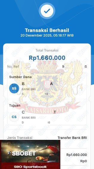 BUKTI JACKPOT KAISAR4DTOTO