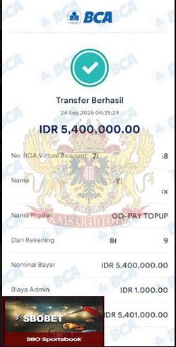 BUKTI JACKPOT KAISAR4DTOTO