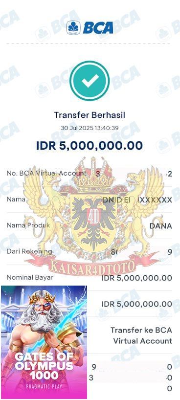 BUKTI JACKPOT KAISAR4DTOTO