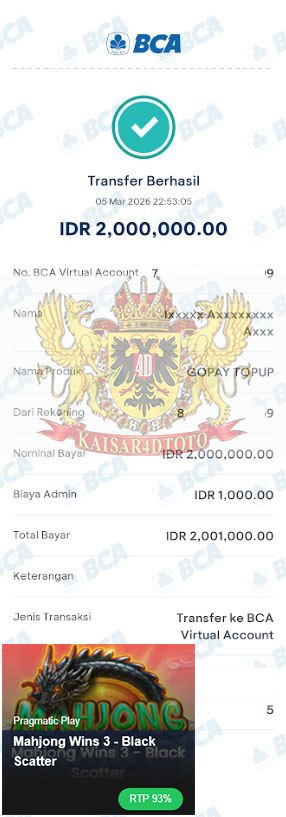 BUKTI JACKPOT KAISAR4DTOTO