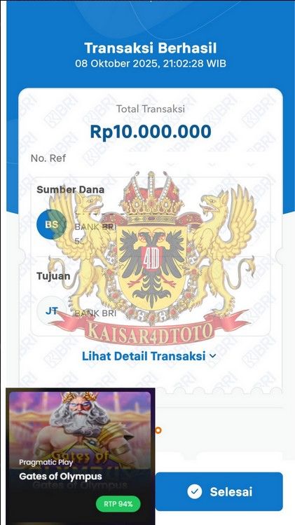 BUKTI JACKPOT KAISAR4DTOTO