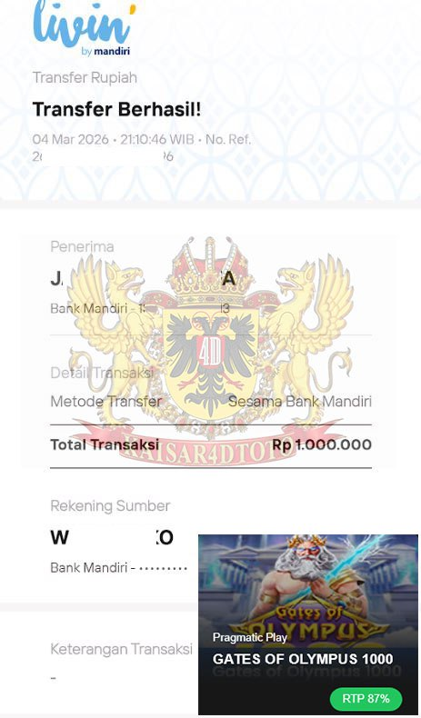 BUKTI JACKPOT KAISAR4DTOTO