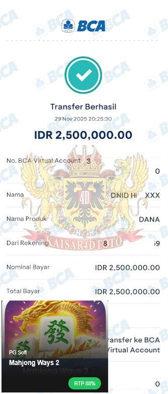 BUKTI JACKPOT KAISAR4DTOTO