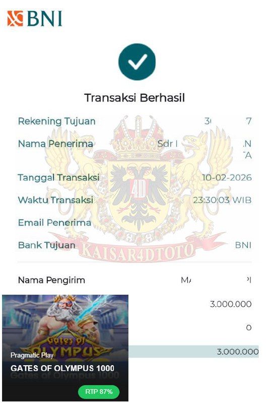 BUKTI JACKPOT KAISAR4DTOTO