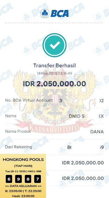 BUKTI JACKPOT KAISAR4DTOTO