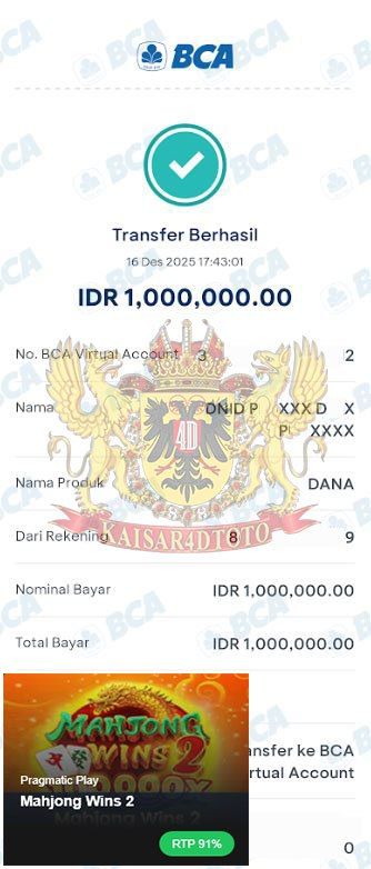 BUKTI JACKPOT KAISAR4DTOTO