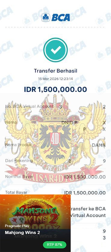 BUKTI JACKPOT KAISAR4DTOTO