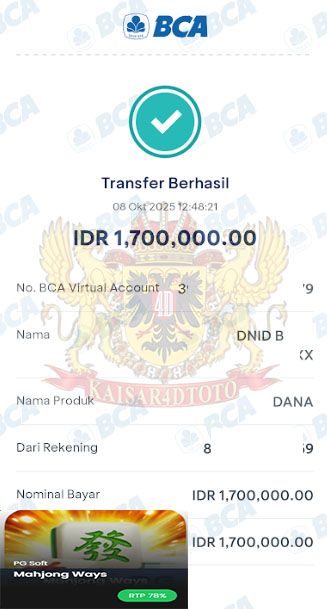 BUKTI JACKPOT KAISAR4DTOTO