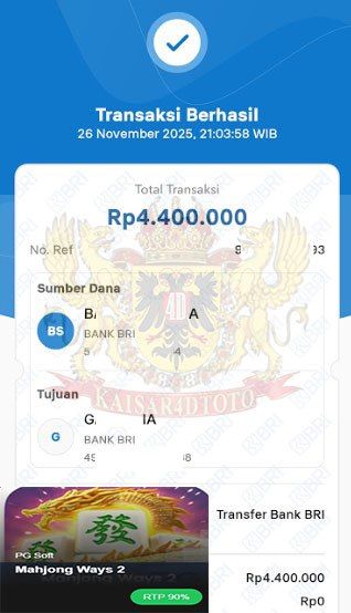 BUKTI JACKPOT KAISAR4DTOTO