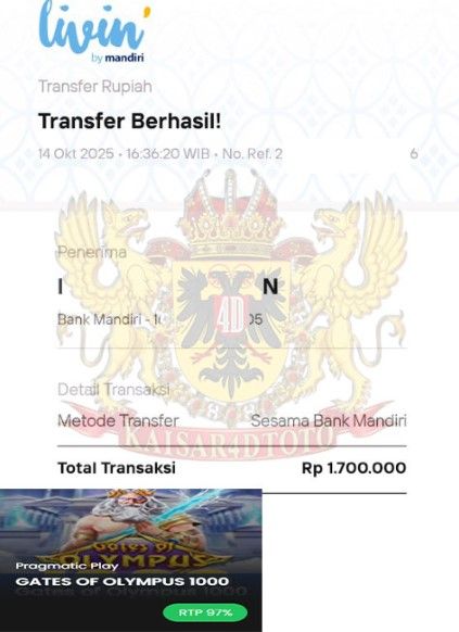 BUKTI JACKPOT KAISAR4DTOTO