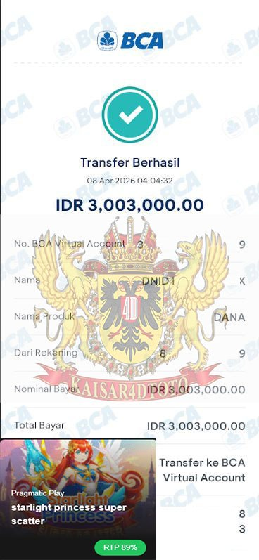 BUKTI JACKPOT KAISAR4DTOTO